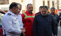 بازدید بازرس کل استان گیلان از سـازمان آتش‌نشانی رشت