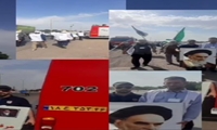 همراهی آتش‌نشانان رشت با کاروان پیاده زائران امام خمینی (ره)؛ امدادرسانی و نجات جان در مسیر عشق