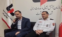 مسعود عباس‌نژاد در جمع آتش‌نشانان؛ تبریک ویژه روز ایمنی و آتش‌نشانی از طریق پیام بی‌سیمی