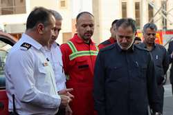 بازدید بازرس کل استان گیلان از سـازمان آتش‌نشانی رشت